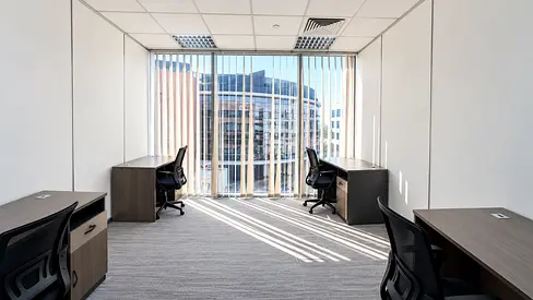 Window Office for Rent in DIP | 4-Min Walk to Metro