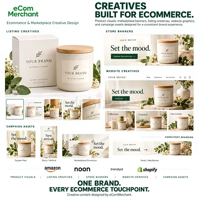 Ecommerce Product Image & Listing Design Services