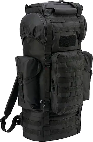 Large Backpack - Black, Heavy Duty Outdoor Rucksack