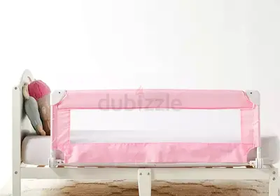Used Pink Bed Rail Guard / Safety Side Rail for Toddler Bed