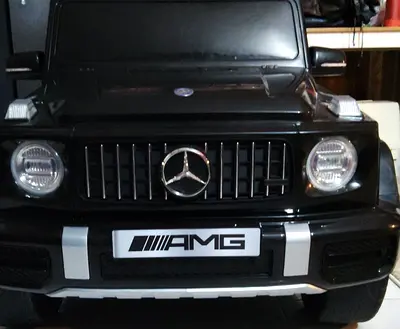 Kids Electric Mercedes AMG Ride-On Car - Black, Good Condition