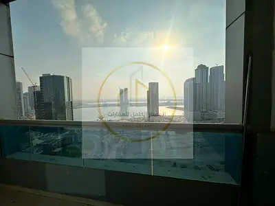 شقة غرفة وصالة للإيجار في الممزر إطلالة بحرية بانورامية وبلكونة مع موقف مجاناً وتشطيبات حديثة