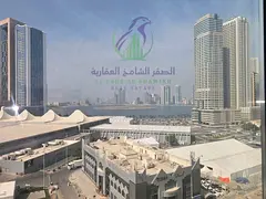 This three-bedroom apartment with a living room is available for rent in Al Taawun, Sharjah. It offe