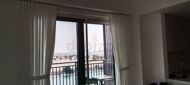 White floor-to-ceiling curtains with blackout lining - set of 2 panels
