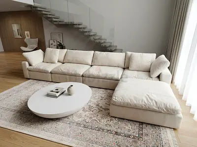 Perfect condition marina home beige sofa