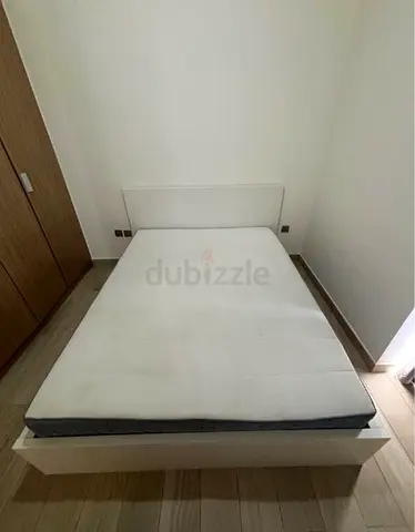 Ikea King Size Bed with Mattress Available in Perfect Condition