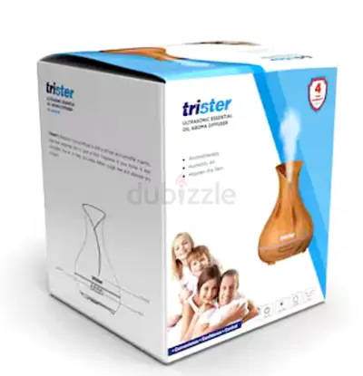 Trister Ultrasonic Aroma Diffuser / Humidifier - Brand New in Box