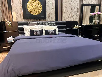 King Bed Set with Wardrobe for sale