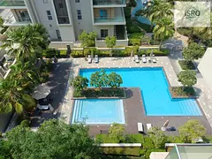 6CHEQUES 2BEDROOM 2BATHROOM 2 Car parking Pool View in al zahia