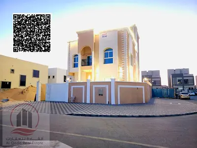 Villa  for sale at Ajman  -Al Yasmeen area  the Villa 3200 sqft  G + 2 (6 Master room +big court + big  Majlis +big Hall +maid room)