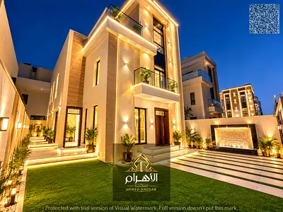 Registration fees included | Exceptional luxury villa for sale in Al Helio 2 | 6 bedrooms, G+2 | Custom-finished | Competitively priced