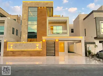 An excellent, spacious villa in Al Bahya, Ajman, featuring 6 master bedrooms across three floors. Available for freehold ownership by all nationalitie