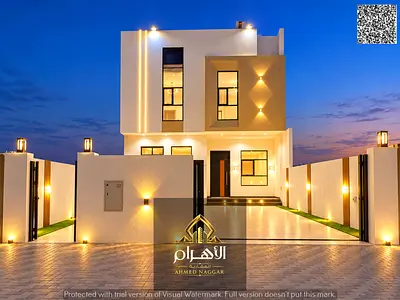 شامل رسوم التسجيل| فيلا فاخرة 3800 قدم للبيع في الياسمين - عجمان| 5 غرف نوم ماسترG+2 | تملك حر | بسعر تنافسي