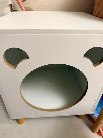Multifunctional Wooden Cat House  (used)