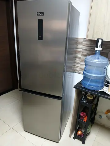 Terim bottom freezer fridge 60cm width 185cm highest 410 litter