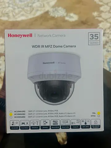 Honeywell WDR IR MFZ Dome Network Camera - 35 Series, 3MP, PoE