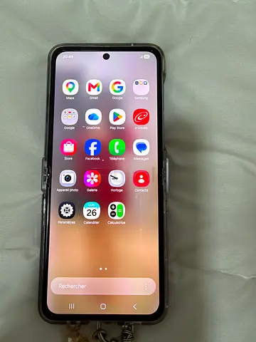Samsung Galaxy smartphone in working condition with case