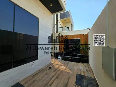 5-master-bedroom villa, two floors, with a private yard – prime location in Al Bahya.