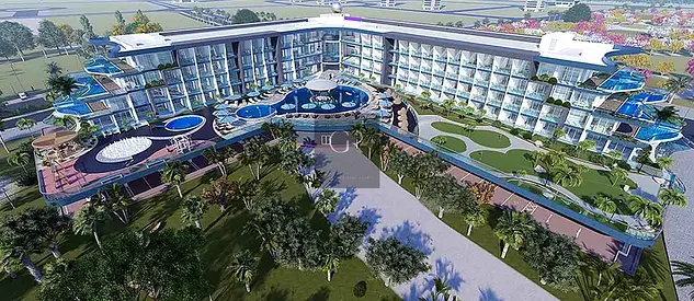 Modern 1BR Apartment | Samana Golf Avenue | Pool & Park View