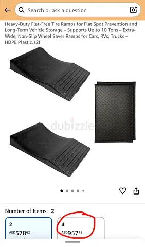 4 flat free tire ramps