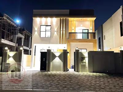 Villa  for sale at Ajman  -Al Heloi area  the Villa 3200 sqft  G + 1  ( 5  Master room +big court + big  Majlis +big Hall +maid room)