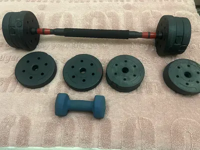 Exercise weight blocks with dumbbells(12)
