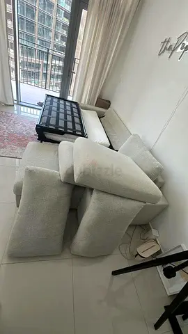 Ikea vimle L shape sofa bed with mattress