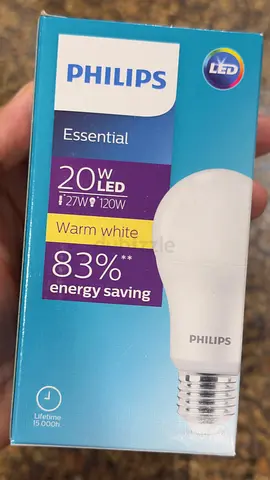 Philips Essential 20W LED Warm White Bulb (E27) - New
