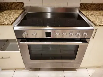 Bosch 5 burner electric ceramic cooking 90cm