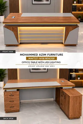 Premium Quality Brand New wood L shape office table Available