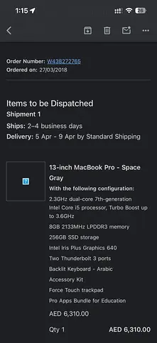MacBook Pro 13" (A1708, 2017) - i5, upgraded 16GB RAM, 250GB SSD, macOS