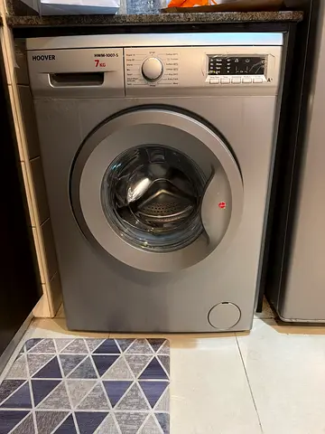 Hoover 7kg Front Load Washing Machine - Silver, Good Working Condition