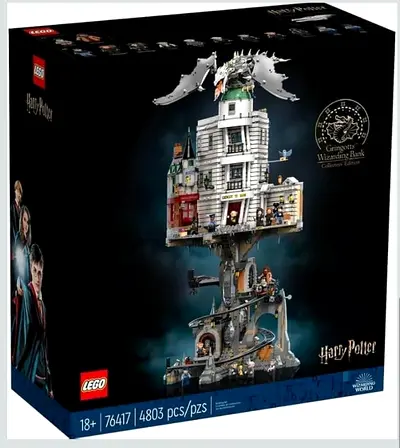 LEGO Harry Potter 76417 - 4803 pcs: Gringotts Wizarding Bank Collector's Edition (New)