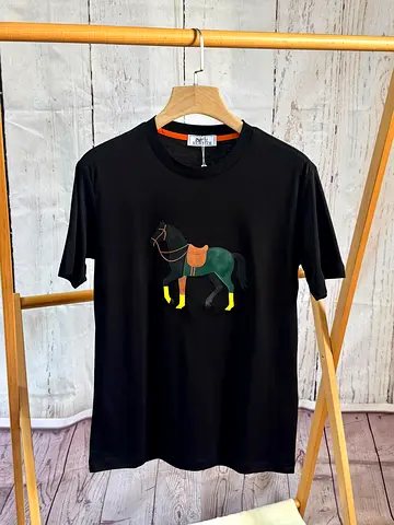 Hermes t shirt horse logo
