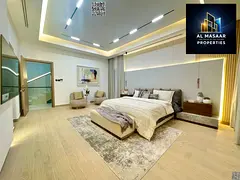 Modern villa in Al Helio, located near Safir Hypermarket and the Dubai exit. The property spans 3,80