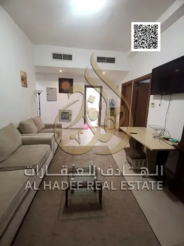 🏡 للإيجار الشهري في عجمان – النعيمية 1 | مفروشة بالكامل  ✨ فرصة مميزة للسكن الراقي والراحة! شقة غرفة وصالة مفروشة بالكامل، بموقع ممتاز في النعيمية 1،