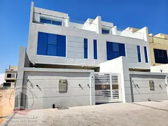 Villa for sale at Ajman -Al zaya area the Villa 2000 sqft -G +2 ( 5 Master room +big Majlis