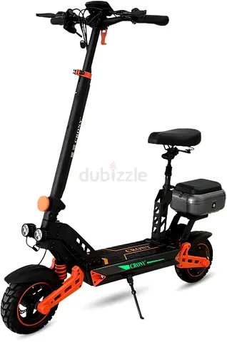 CRONY D2 Pro Electric Scooter with Seat, 1500W Motor, 50-65KM/H Speed,