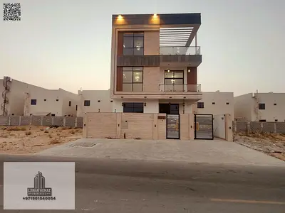 فيلا مودرن فاخرة للبيع في الحليو 2 | 6 غرف وصالتان وروف بجلسة | بناء 5000 قدم | 2.15 مليون شامل الرسوم والكهرباء والماء والتكييف