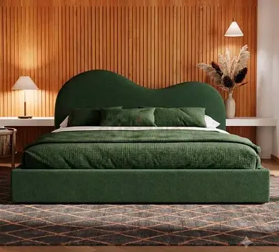Premium Quality Cotton fabric king Bed Available
