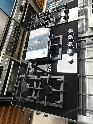 Siemens latest model 5 hobs gass cooktop with glass built-in 90cm by kholol used appliances