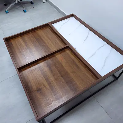 Wooden coffee table