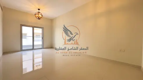 شقة غرفتين وصالة ثاني ساكن  للإيجار السنوي في الجرف 3 عجمان بلكونة خزائن حائط  3 حمامات تكيف مركزي