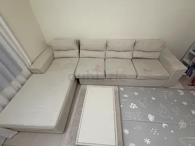 L shape Couch & coffee table Free