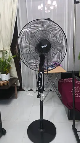 Sanford Pedestal Fan - Adjustable Height, Good Working Condition