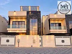 Luxury Villa for Annual Rent in Al Helio 2 – Ajman 7 master bedrooms with en-suite bathrooms. 3 fl