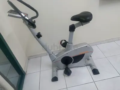 Used Upright Exercise Bike - Compact Bike, pedels are quite free and loose so price is negotiable