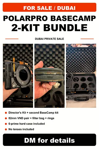PolarPro BaseCamp 2-Kit Bundle (Director's Kit + BaseCamp) - 82mm VND + Hard Case
