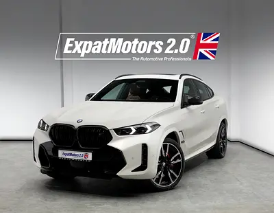 BMW X6 M60i | GCC Specs | Low Mileage | Dealer Warranty & Service Package 2027