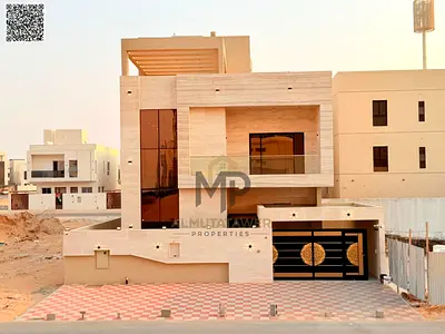 Villa for sale | ajman| al amerah area | 6 master rooms, majlis, 2 halls, roof| freehold | negotiable price.